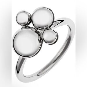 Calvin Klein Silver Modern Fidget Ring